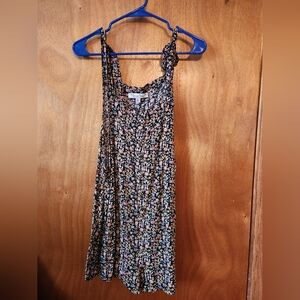Vine and Valley Black Floral Romper XL